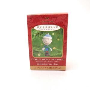 Hallmark Ornament Charlie Brown A Snoopy Christmas #2 QRP4191 Vintage 2000